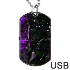 Abstract Design Dog Tag Usb Flash (one Side) by ValentinaDesign