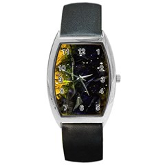 Abstract Design Barrel Style Metal Watch by ValentinaDesign