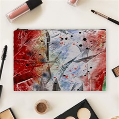 Abstract Design Cosmetic Bag (large)  by ValentinaDesign