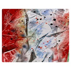 Abstract Design Double Sided Flano Blanket (medium)  by ValentinaDesign