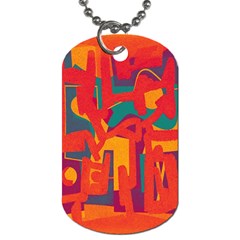 Abstract Art Dog Tag (two Sides)