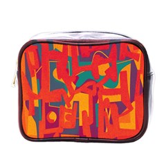 Abstract Art Mini Toiletries Bags by ValentinaDesign