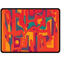 Abstract Art Fleece Blanket (large)  by ValentinaDesign