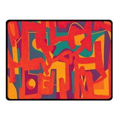 Abstract Art Fleece Blanket (small) by ValentinaDesign