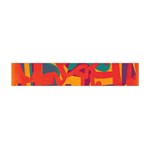 Abstract art Flano Scarf (Mini) Back