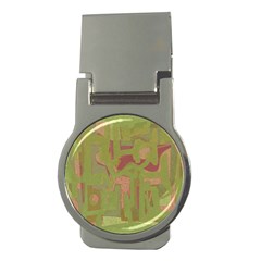 Abstract art Money Clips (Round) 