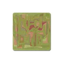 Abstract art Square Magnet