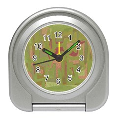 Abstract art Travel Alarm Clocks