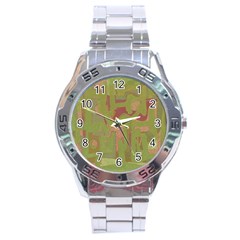 Abstract art Stainless Steel Analogue Watch