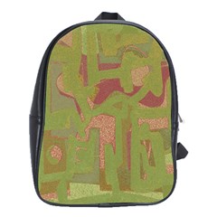 Abstract art School Bags (XL) 