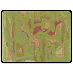 Abstract art Double Sided Fleece Blanket (Large) 