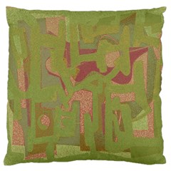 Abstract art Large Flano Cushion Case (One Side)