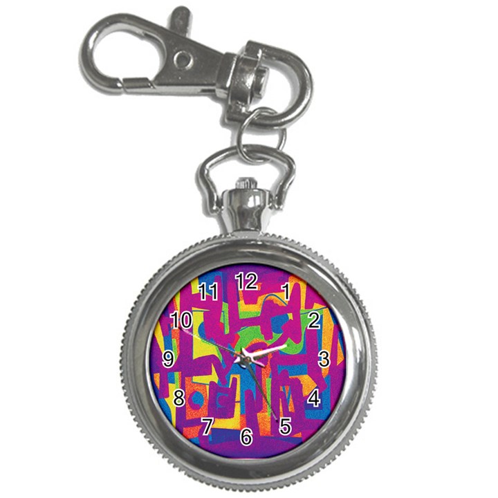 Abstract art Key Chain Watches