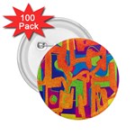 Abstract art 2.25  Buttons (100 pack)  Front