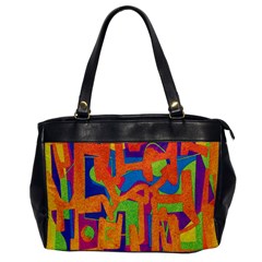 Abstract Art Office Handbags by ValentinaDesign