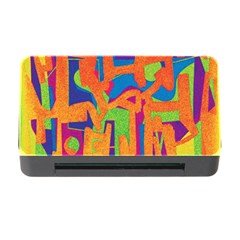 Abstract Art Memory Card Reader With Cf by ValentinaDesign