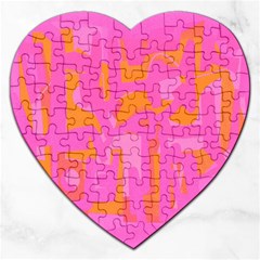 Abstract Art Jigsaw Puzzle (heart) by ValentinaDesign