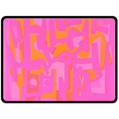 Abstract Art Fleece Blanket (large)  by ValentinaDesign