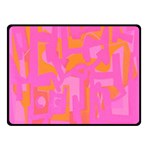 Abstract art Double Sided Fleece Blanket (Small)  45 x34  Blanket Back