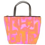 Abstract art Bucket Bags Front