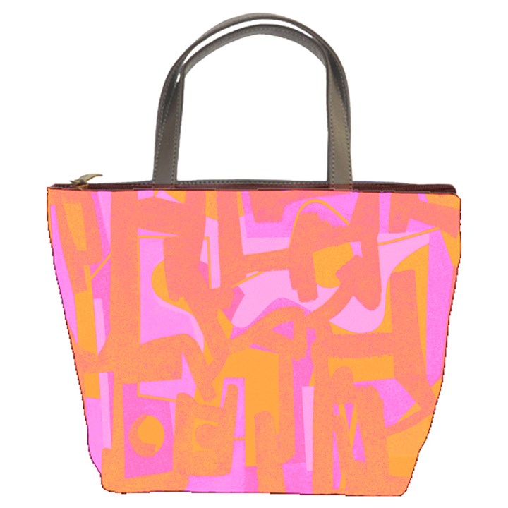 Abstract art Bucket Bags