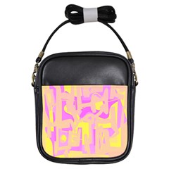 Abstract Art Girls Sling Bags by ValentinaDesign