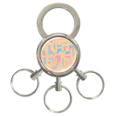 Abstract Art 3-ring Key Chains by ValentinaDesign