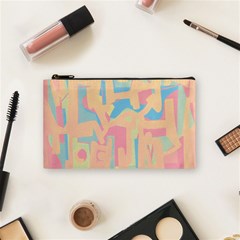 Abstract Art Cosmetic Bag (small)  by ValentinaDesign