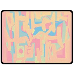 Abstract Art Fleece Blanket (large)  by ValentinaDesign