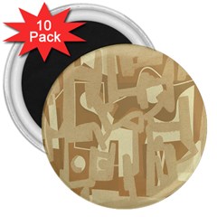 Abstract art 3  Magnets (10 pack) 