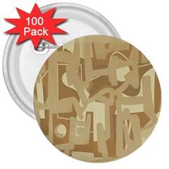 Abstract art 3  Buttons (100 pack) 