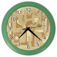 Abstract art Color Wall Clocks