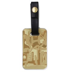 Abstract art Luggage Tags (One Side) 