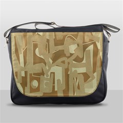 Abstract art Messenger Bags