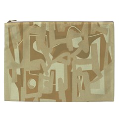 Abstract Art Cosmetic Bag (xxl) 