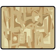 Abstract art Double Sided Fleece Blanket (Medium) 