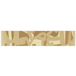 Abstract art Flano Scarf (Small) Back