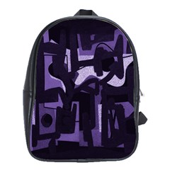 Abstract Art School Bags(large)  by ValentinaDesign