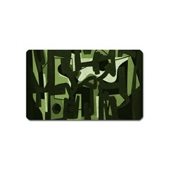 Abstract Art Magnet (name Card) by ValentinaDesign