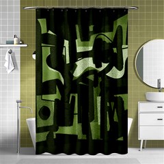 Abstract Art Shower Curtain 48  X 72  (small)  by ValentinaDesign