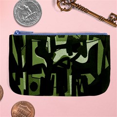 Abstract Art Large Coin Purse by ValentinaDesign