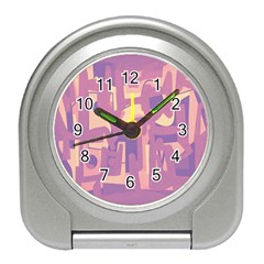 Abstract Art Travel Alarm Clocks by ValentinaDesign