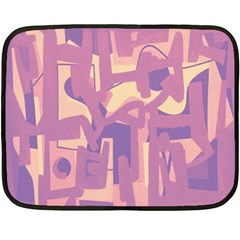 Abstract Art Fleece Blanket (mini) by ValentinaDesign