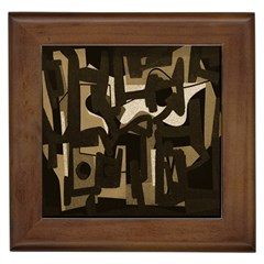 Abstract Art Framed Tiles by ValentinaDesign