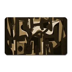 Abstract Art Magnet (rectangular) by ValentinaDesign