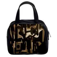 Abstract Art Classic Handbags (2 Sides) by ValentinaDesign