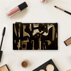 Abstract Art Cosmetic Bag (small)  by ValentinaDesign