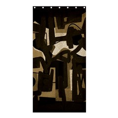 Abstract Art Shower Curtain 36  X 72  (stall)  by ValentinaDesign