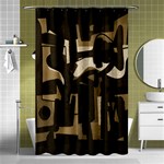 Abstract art Shower Curtain 48  x 72  (Small)  Curtain(48  X 72 ) - 42.18 x64.8  Curtain(48  X 72 )