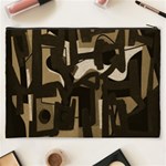 Abstract art Cosmetic Bag (XXXL)  Back